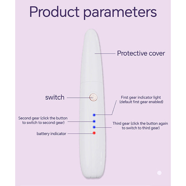 Elosung Pink Electric Heated Eyelash Curler Portable Makeup Tool For Long Lasting Lift And Style Eyelash Tools