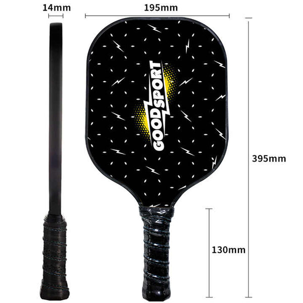Fiberglass Pickleball Paddle Set Vibrant Design For Enhanced Gameplay Racquets