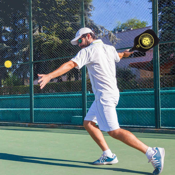 Fiberglass Pickleball Paddle Set Vibrant Design For Enhanced Gameplay Racquets
