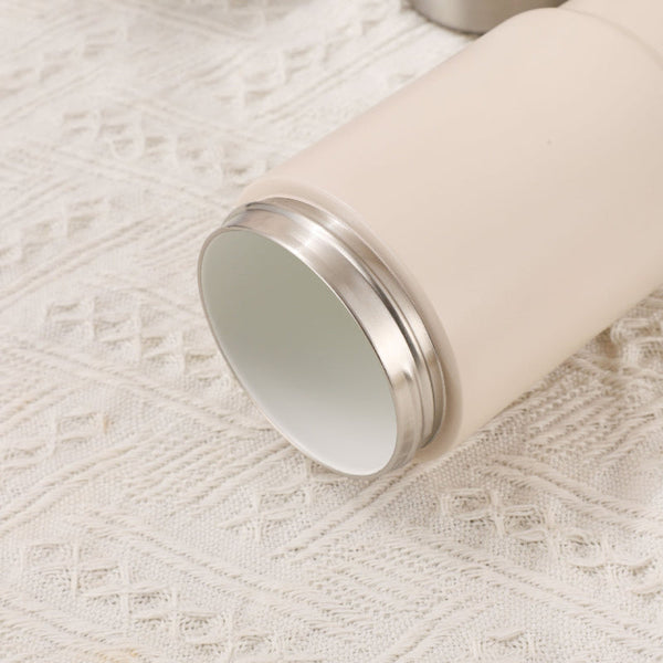 Elosung Natural Color 316 Stainless Steel Insulated 730Ml Tumbler With Straw Dual Drink Ceramic Liner Portable Car Cup Vacuum Flasks & Mugs