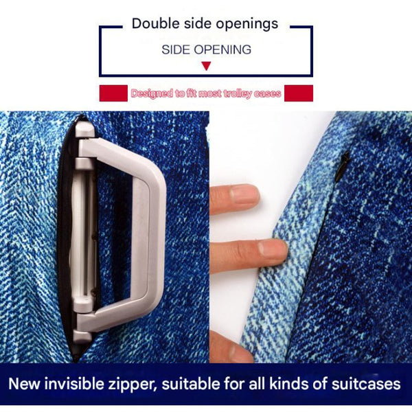 Elosung L 25 28 Inch Elastic Luggage Cover With Zipper Travel Suitcase Protector Scratch Resistant Suitcases