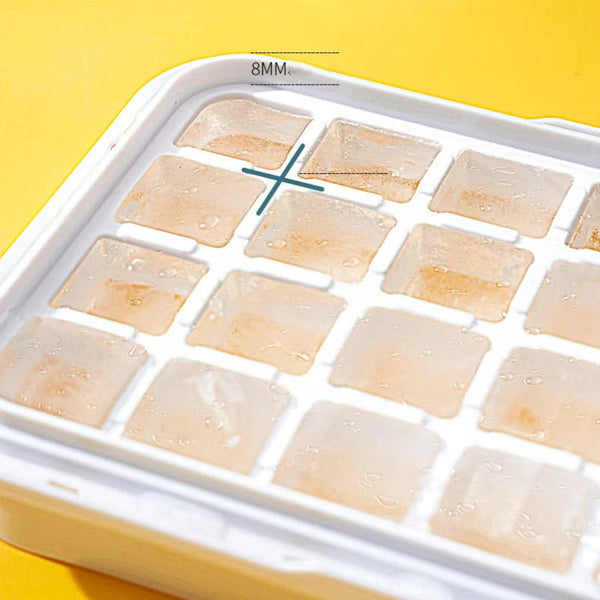 Elosung Blue Eco Friendly Large Capacity Food Grade Ice Cube Tray With Lid Ice Cubes Trays & Moulds