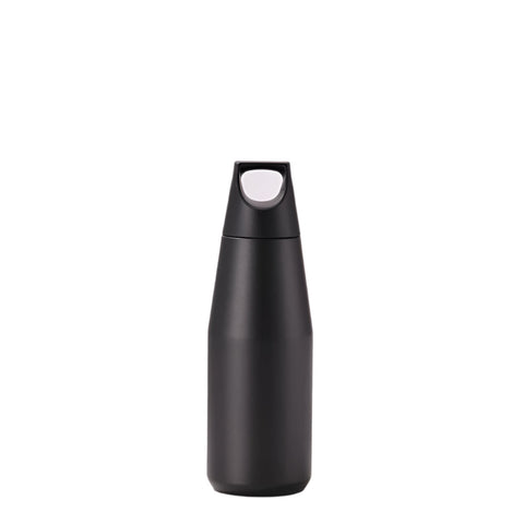 Elosung Black 316 Stainless Steel Insulated Bottle American Tapered Design Outdoor Sports Large Capacity Cola Water Flask Vacuum Flasks & Mugs