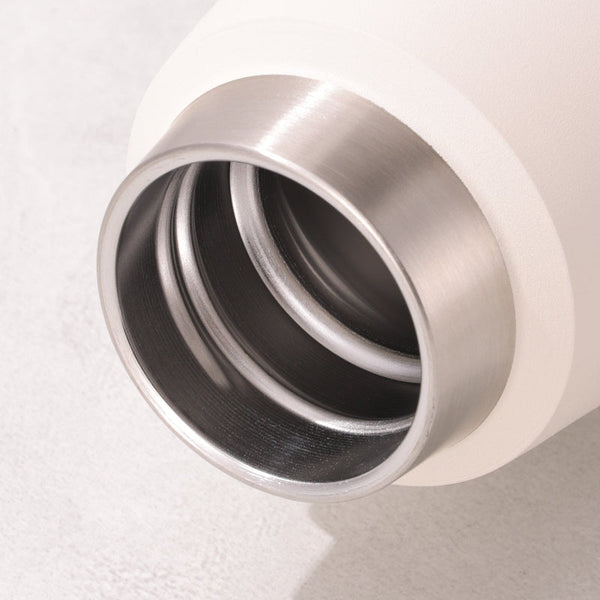 Elosung White 316 Stainless Steel 580Ml Insulated Bottle American Tapered Design Outdoor Sports Large Capacity Cola Water Flask Vacuum Flasks & Mugs