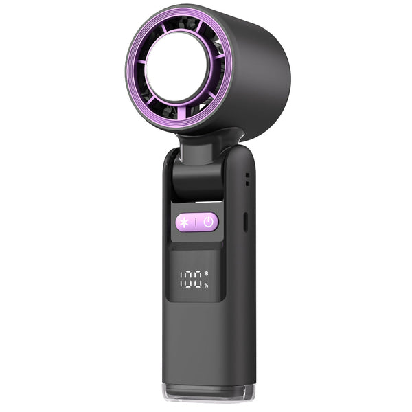 Elosung Black Portable Handheld High Speed Cooling Fan Perfect For Outdoor Camping Portable Fans