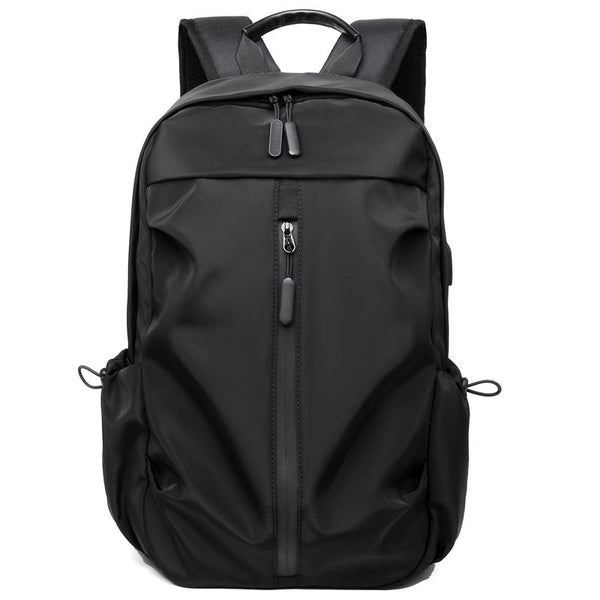 Black Business Casual Laptop Backpack With Usb Charging Port Travel Work And Student Use Laptop Cases & Bags