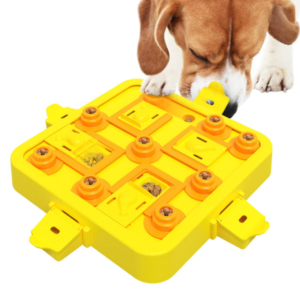 Elosung Green Interactive Slow Feeder Puzzle Toy For Dogs Durable Pet Food Dispenser Bowl Dishes Feeders & Fountains