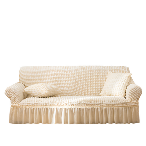 Elastic Sofa Cover Wax White (145 185Cm) Slipcovers