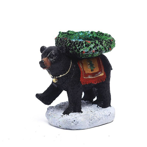 Elosung The Bear With Candlestick On His Back Holder Unique Aromatherapy Table Decor Candle Holders & Accessories