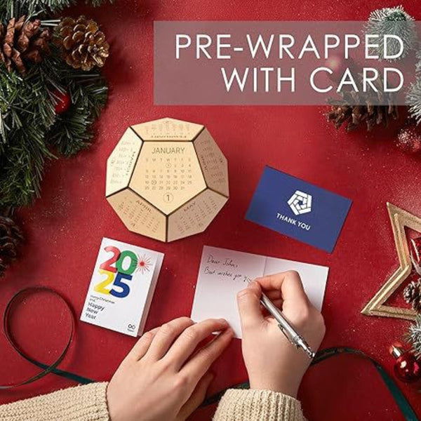 Elosung Handmade Desk Calendar | Sustainable Eco Friendly Perpetual Unique Office Decor Gift Other Home Décor