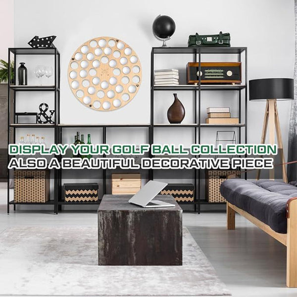 Elosung 42 Hole Golf Ball Stand Laser Cut Organiser For Lovers Durable And High Quality Storage Rack Other Golf Accessories