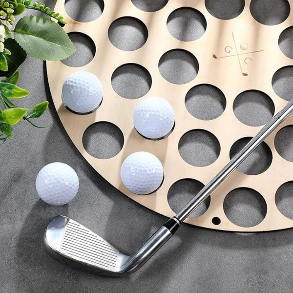 Elosung 42 Hole Golf Ball Stand Laser Cut Organiser For Lovers Durable And High Quality Storage Rack Other Golf Accessories