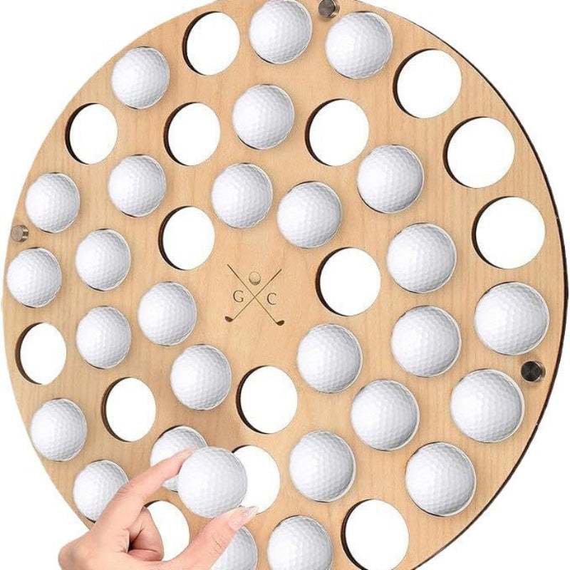 Elosung 42 Hole Golf Ball Stand Laser Cut Organiser For Lovers Durable And High Quality Storage Rack Other Golf Accessories