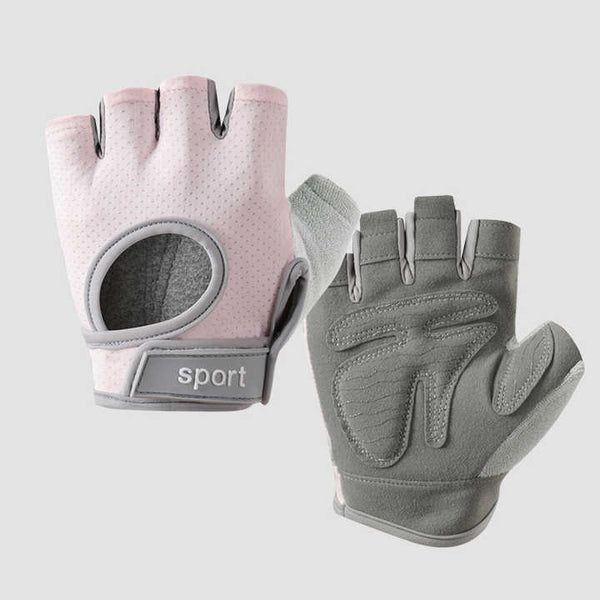 Xl Pink Silicone Padded Workout Gloves Non Slip Weightlifting For Enhanced Grip And Palm Protection Gloves Straps & Hooks