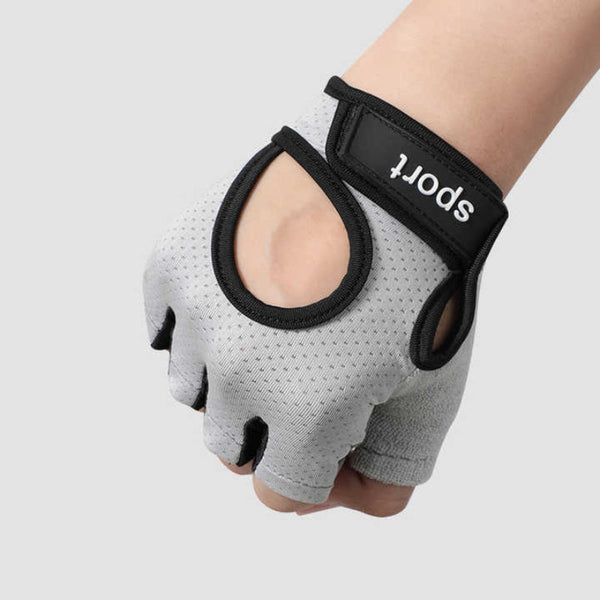 Elosung L Black Silicone Padded Workout Gloves Non Slip Weightlifting For Enhanced Grip Palm Protection Gloves Straps & Hooks