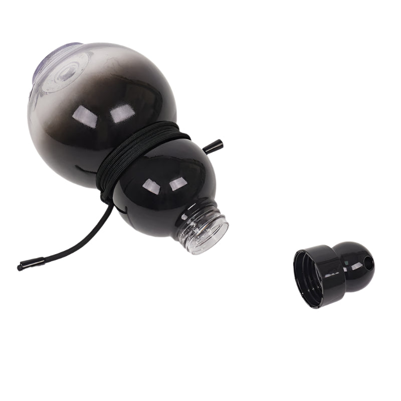 Elosung 32Oz Inspired Gourd Water Plastic Purple Bottle Decorative Double Layer Flask With Calligraphy And Accessories Vacuum Flasks & Mugs