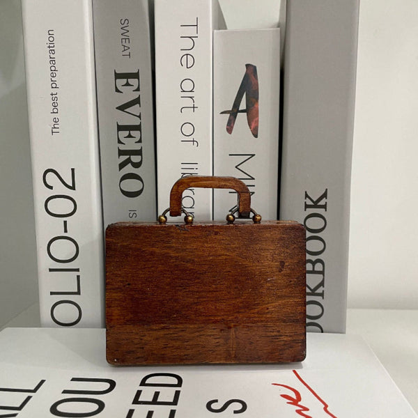 Veile Studios Elosung Brown Display Box Glass Lid Organizer For Rocks Jewelry And Collectibles Jewellery Boxes