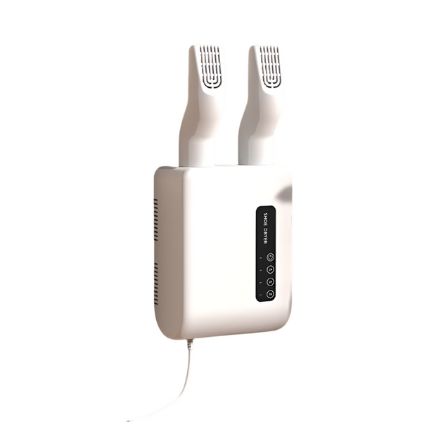 Elosung White Wall Mounted Intelligent Shoe Dryer 360A Warm Air Fast Drying System With Constant Temperature Shoe Dryers