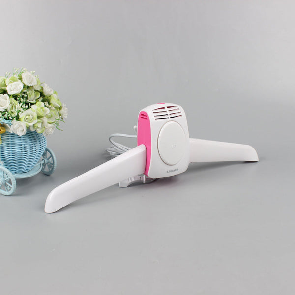 Elosung Pink Intelligent Clothes Drying Hanger Quick With 3D Airflow For Travel Dryers