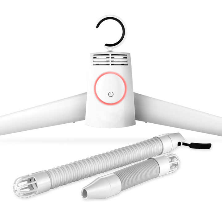 Elosung Pink Intelligent Clothes Drying Hanger Quick With 3D Airflow For Travel Dryers