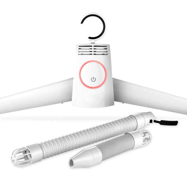 Elosung Pink Intelligent Clothes Drying Hanger Quick With 3D Airflow For Travel Dryers