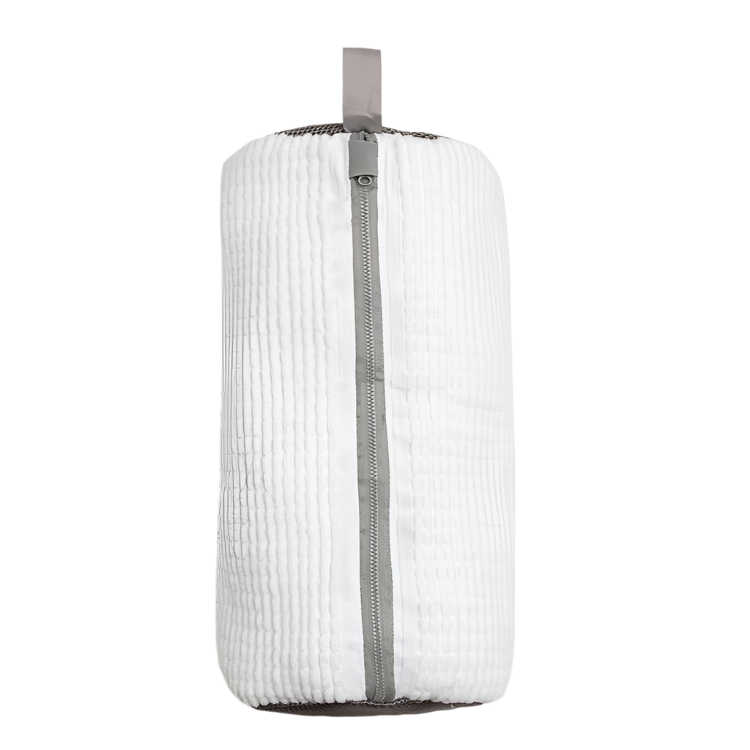 Elosung White Shoe Mesh Protective Washing For Shoes With Zipper Design Laundry Bags