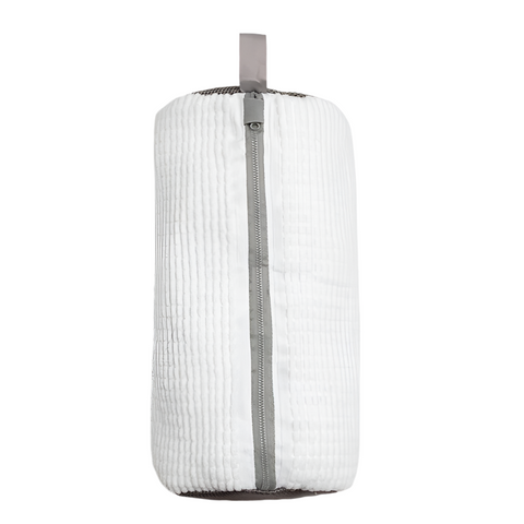 Elosung White Shoe Mesh Protective Washing For Shoes With Zipper Design Laundry Bags