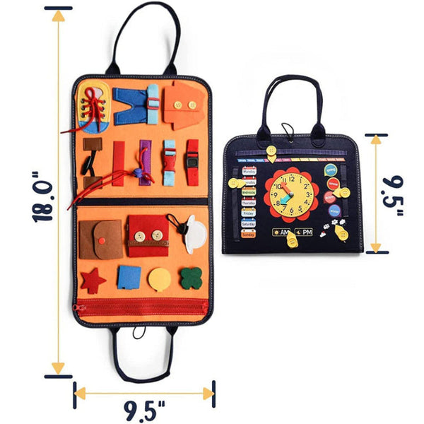 Montessori Busy Board Educational Sensory Activity Toy For Little One Sensory Toys