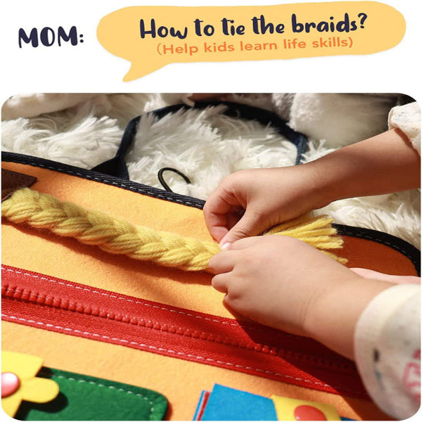 Montessori Busy Board Educational Sensory Activity Toy For Little One Sensory Toys