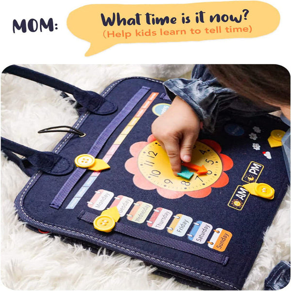 Montessori Busy Board Educational Sensory Activity Toy For Little One Sensory Toys