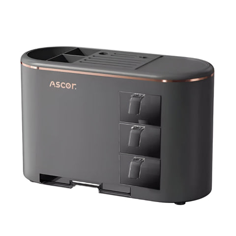 Elosung Black All In One Kitchen Knife And Utensil Holder Multi Functional Organiser With Storage Drawers Other Kitchen Storage