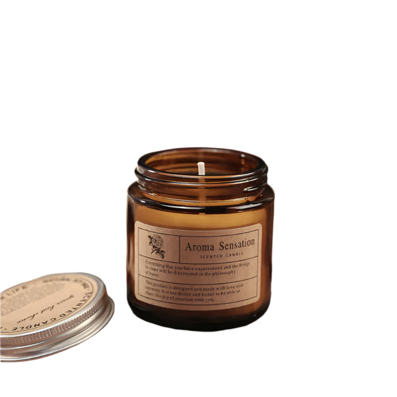 Fig (Ficus Carica) Aromatherapy Scented Candle Hand Poured Soy Wax For Relaxation And Home Decor Candles