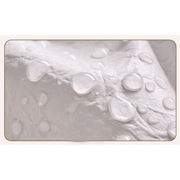 Elosung White Roll Up Travel Makeup Bag Compact Cosmetic Organizer With Multiple Compartments Makeup Bags & Cases