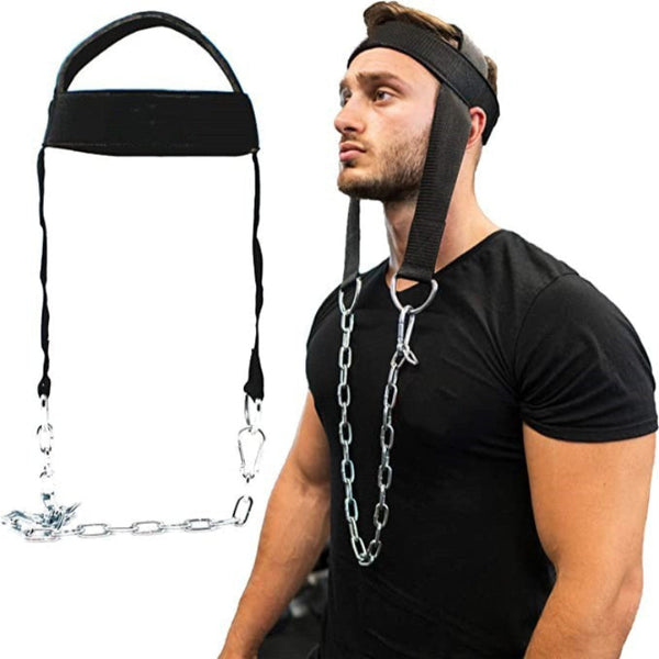 Elosung Neck Harness With Chain For Strength Training And Rehabilitation Orthotics Braces & Sleeves