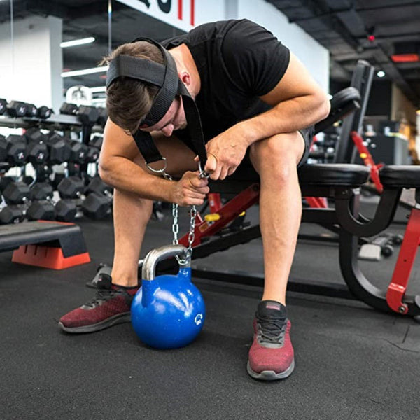 Elosung Neck Harness With Chain For Strength Training And Rehabilitation Orthotics Braces & Sleeves