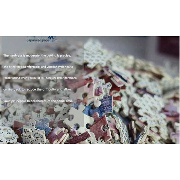 Elosung Warm Country Time Diy 1000 Piece Paper Puzzle Creative Educational Toy For Family Fun Puzzles