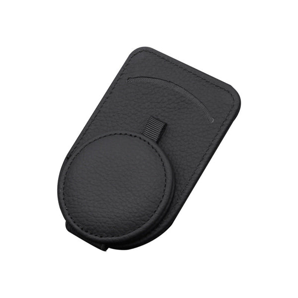 Elosung Black Multifunctional Car Sun Visor Glasses Clip With Card Holder Compact And Convenient Other Interior
