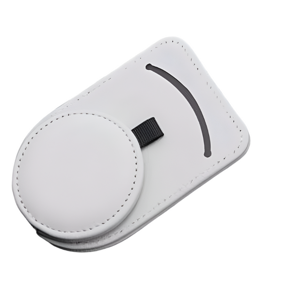 Grey Multifunctional Car Sun Visor Glasses Clip With Card Holder Compact And Convenient Sun Visors