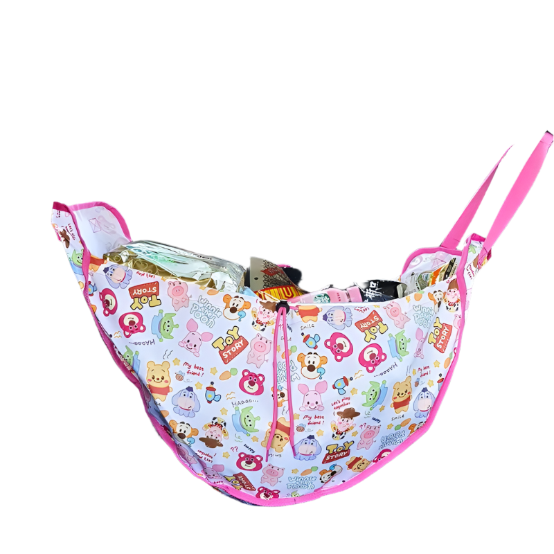 Car Organisers Elosung Pink Car Back Seat Organizer Hammock Portable Storage Solution