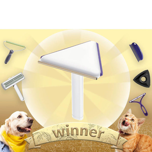 Elosung Eco Friendly Triangle Hair Remover Tool For Pet And Dust Durable Reusable Dog Grooming