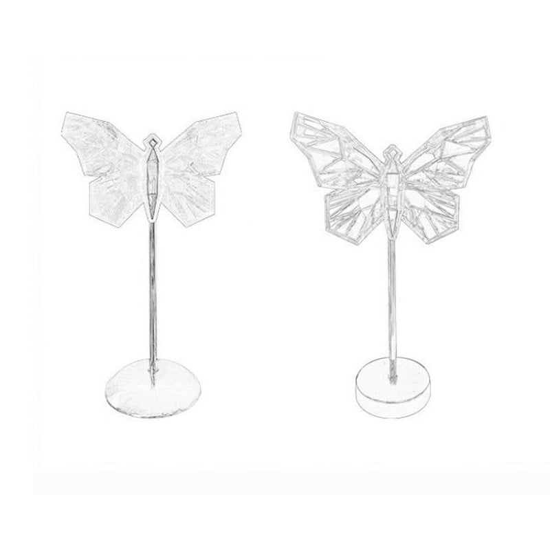 Night Lights Elosung Butterfly Led Night Light Creative Crystal Design For Ambient Lighting