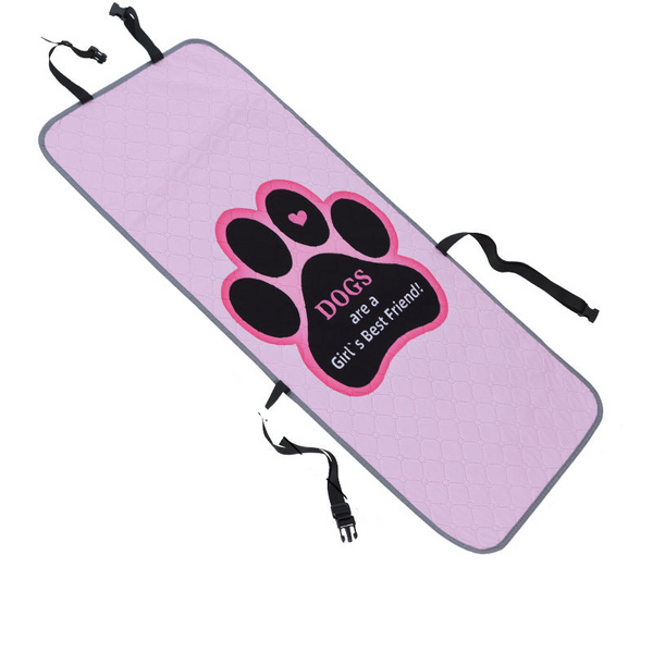 Elosung Pink Dog Car Seat Cover Waterproof & Scratch Resistant Pet Protector Pet Transport