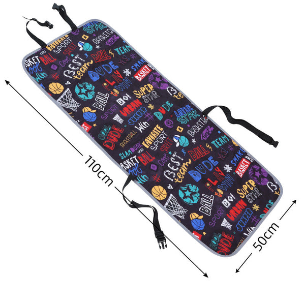 Graffiti Dog Car Seat Cover Waterproof & Scratch Resistant Pet Protector Pet Transport