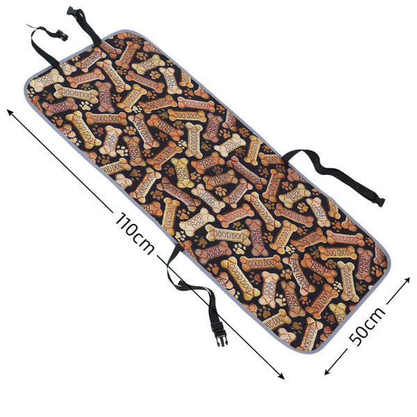 Bone Dog Car Seat Cover Waterproof & Scratch Resistant Pet Protector Pet Transport