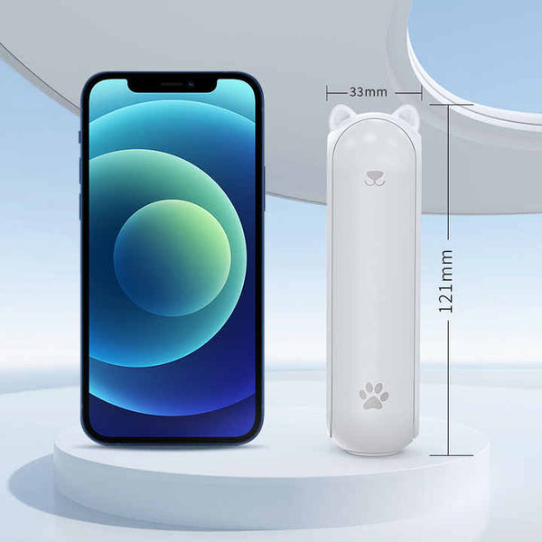 Elosung Pink Portable Foldable Mini Fan With Usb Power Bank Portable Fans