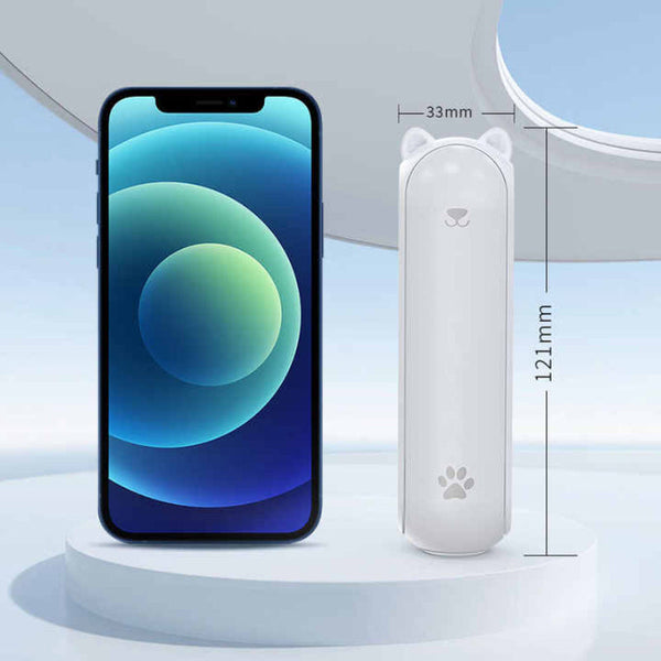 Elosung Blue Portable Foldable Mini Fan With Usb Power Bank Portable Fans