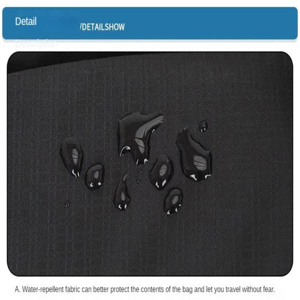 Elosung Black Running Waist Pack With Water Reflective Design And Multiple Storage Pockets For Outdoor Activities Waist Packs & Bags