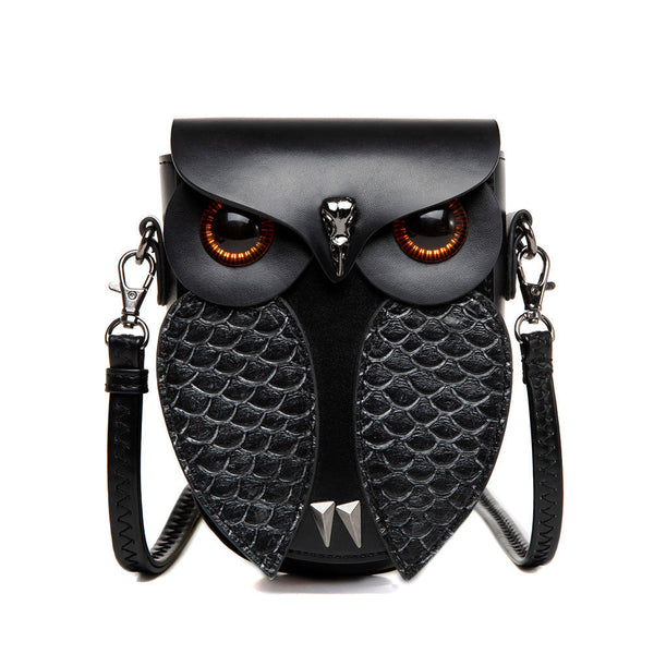 Wallets Elosung Creative Owl Design Crossbody Shoulder Bag Compact Unique & Stylish For Women