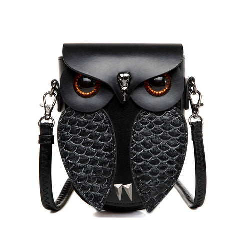 Wallets Elosung Creative Owl Design Crossbody Shoulder Bag Compact Unique & Stylish For Women