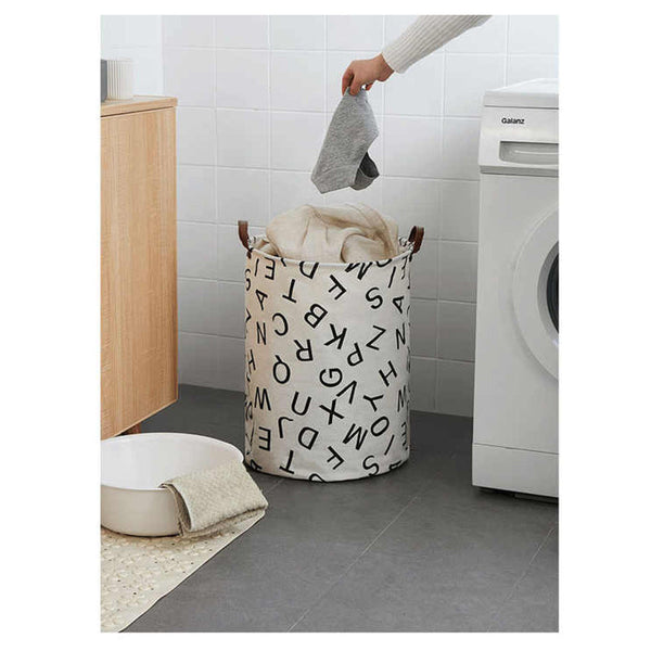 Storage Bins & Baskets Elosung Dog Canvas Laundry Storage Basket With Adorable Animal Designs
